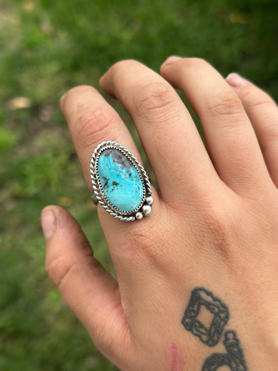 Turquoise ring size 10