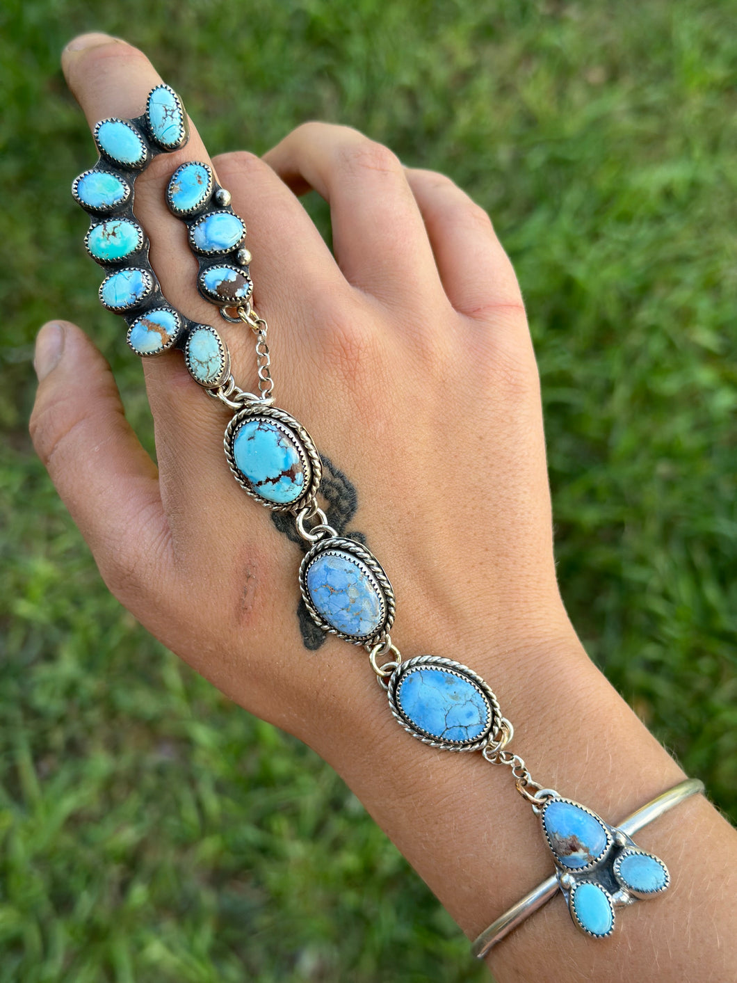 Golden Hills Ring and Cuff set