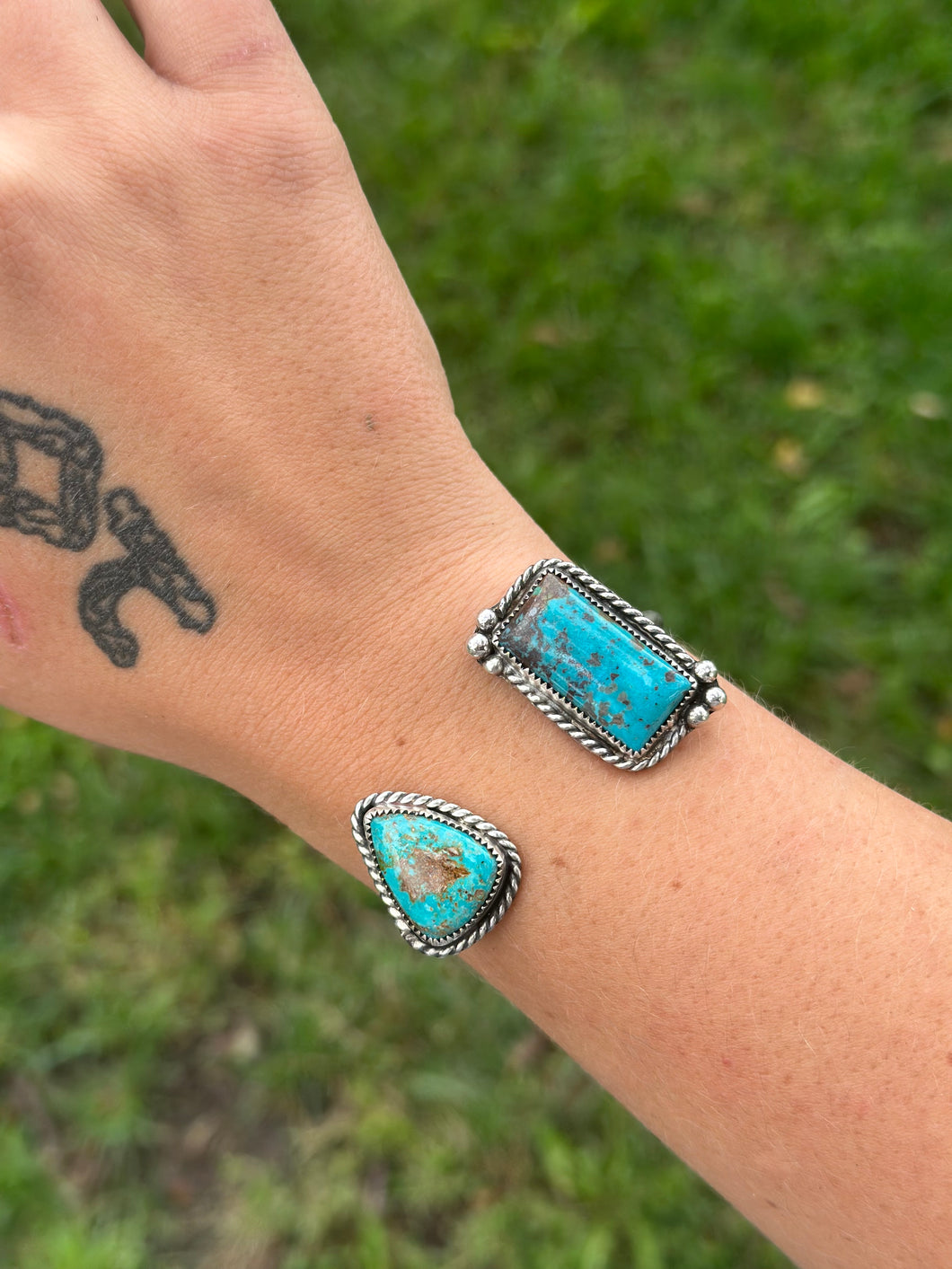Turquoise split cuff